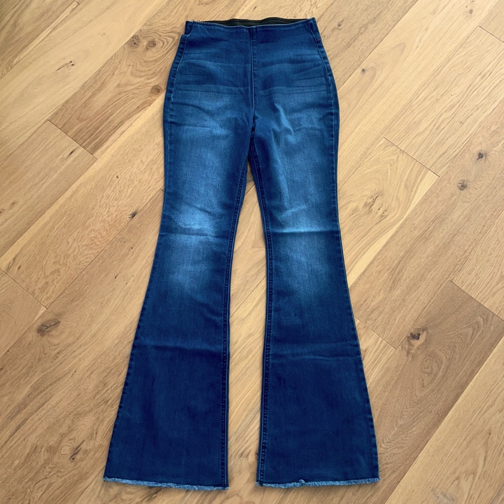 High-Waisted, Flare Jeans